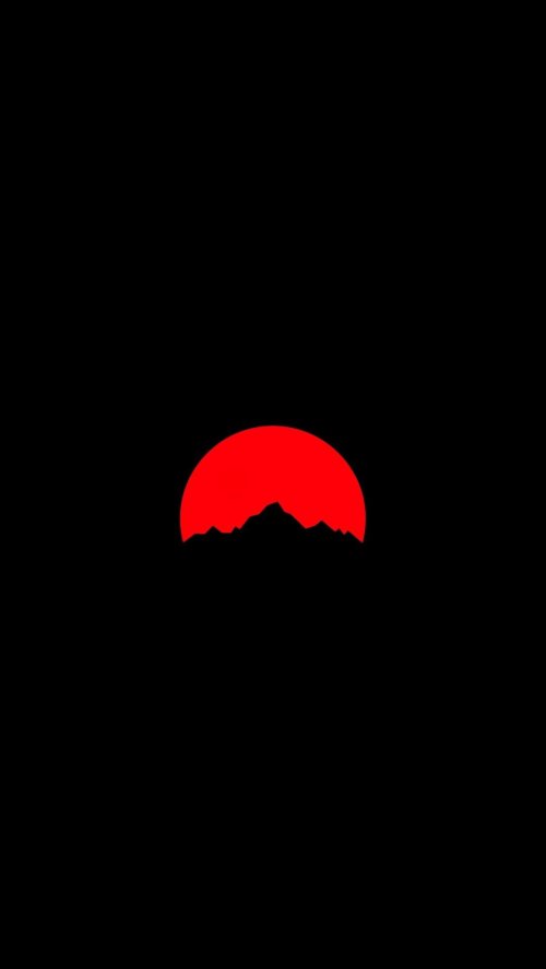Red Sun Mountain Silhouette - Related OpersCraft wallpaper