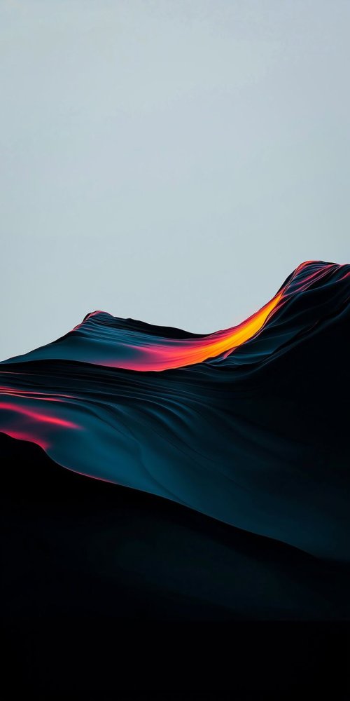 Abstract Glowing Liquid Waves - Related StockWalls wallpaper