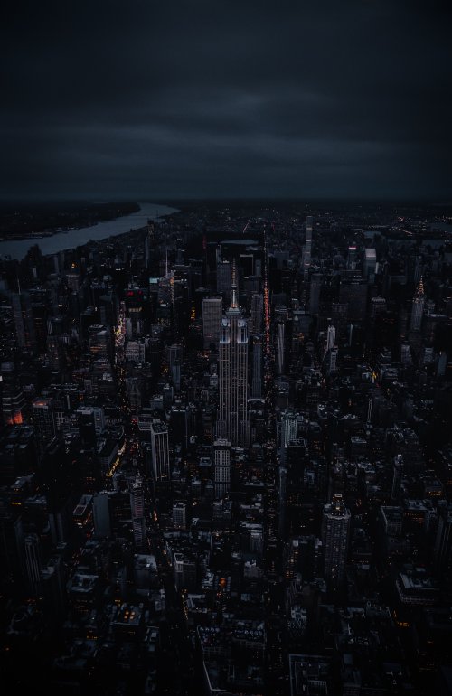 Dark New York Skyline - city Wallpaper