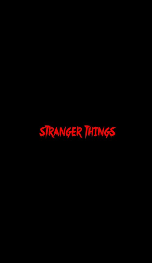 Stranger Things Red Logo - movies Wallpaper