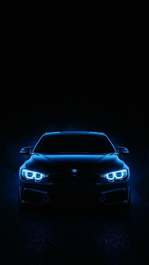 Glowing Blue BMW - bmw Wallpaper