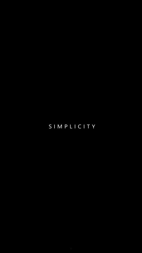 Minimalist Simplicity Quote Wallpaper - Related OpersCraft wallpaper