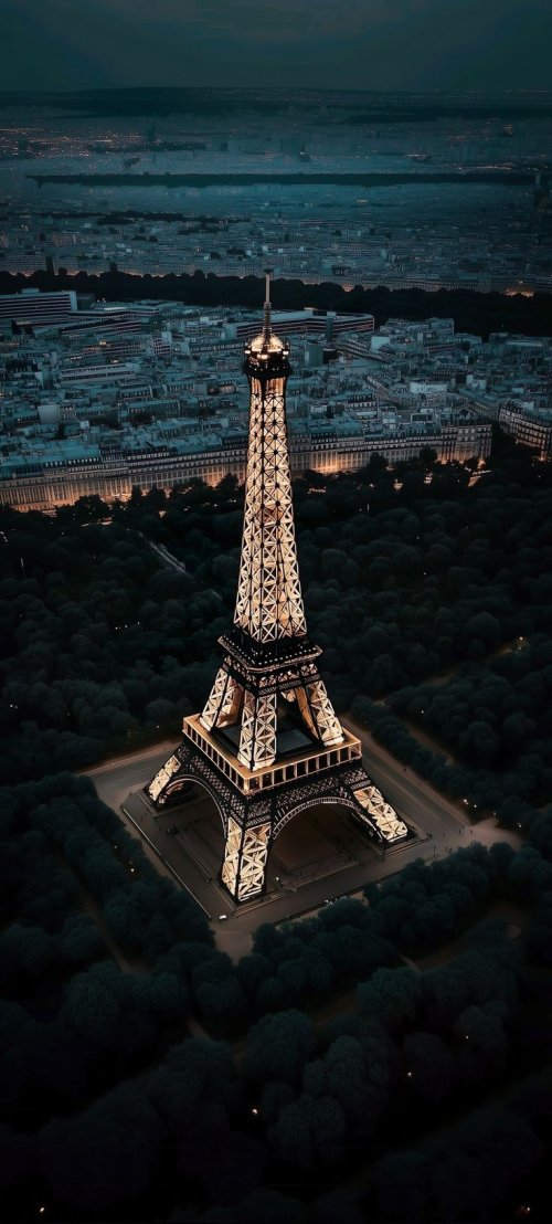 Eiffel Tower Night View - Related OpersCraft wallpaper