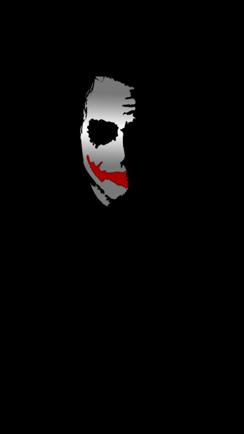 Minimalist Joker Face Art - Related StockWalls wallpaper