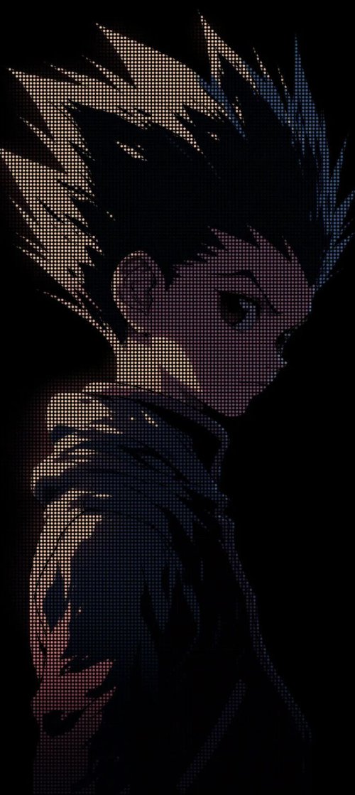 Gon Freecss Dot Art - hunter x hunter Wallpaper