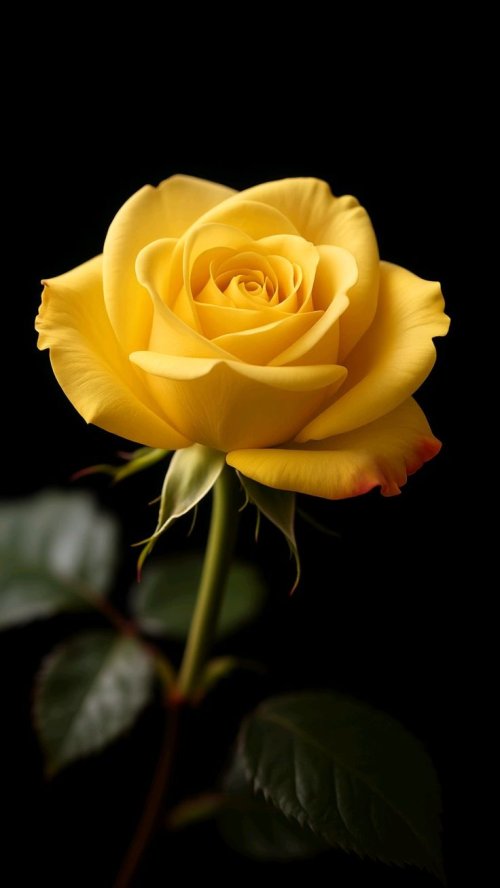 Elegant Single Yellow Rose - Related OpersCraft wallpaper