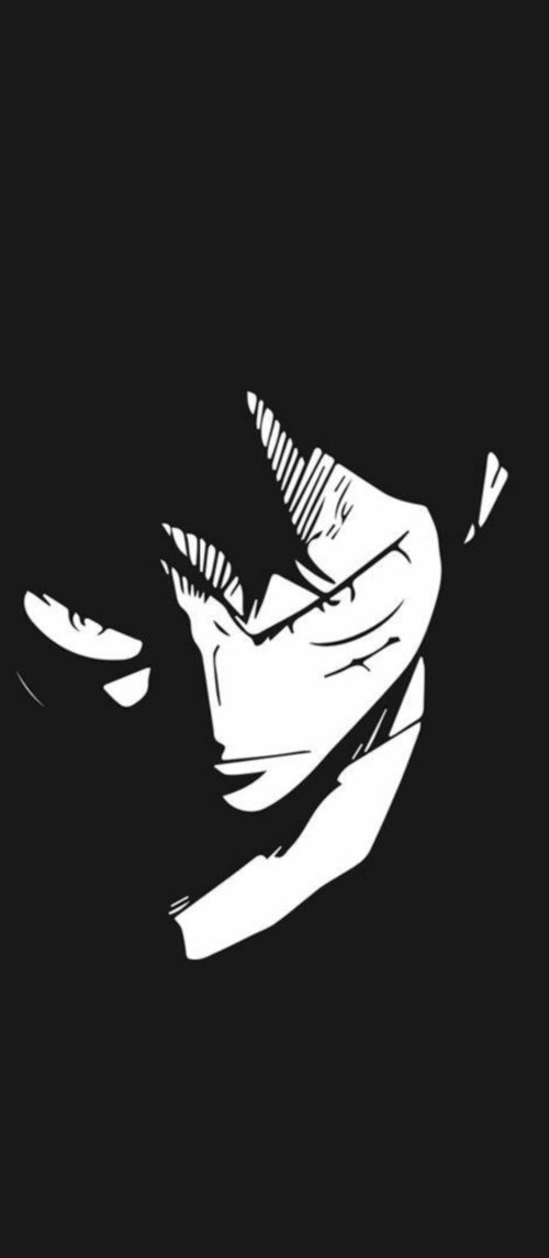 Luffy Minimalist Dark Portrait - Related Tablet wallpaper