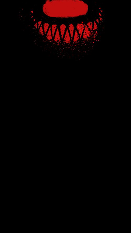 Spooky Red Grin - gothic Wallpaper