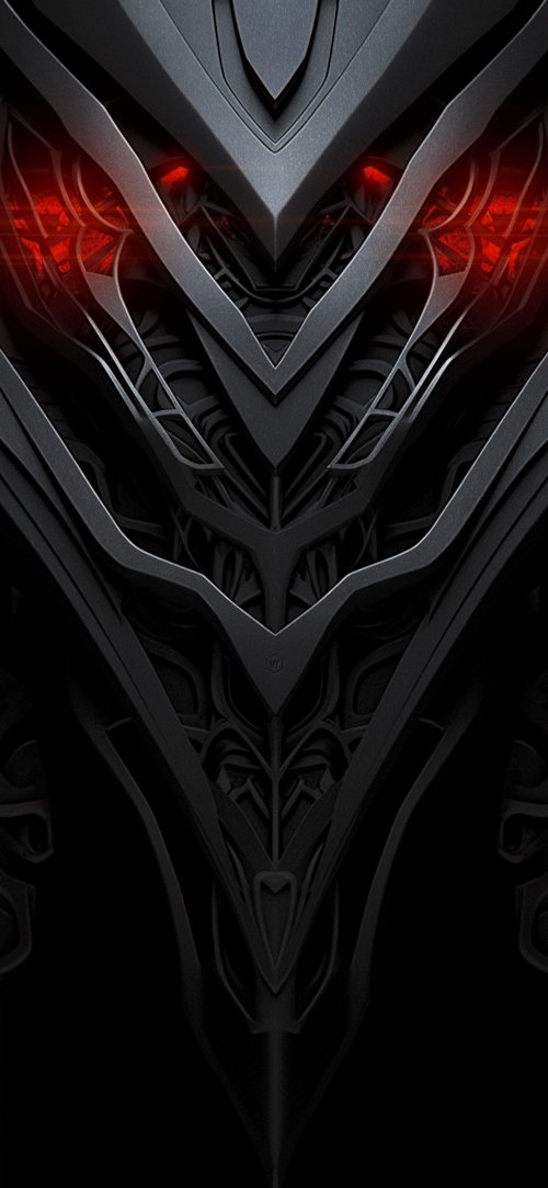 Dark Robotic Mech Armor - sci-fi Wallpaper