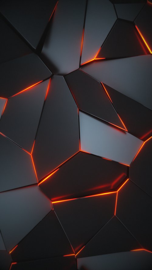 Black Orange Fracture - Related StockWalls wallpaper