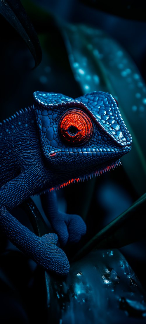 Chameleon Eye Close-up - Related OpersCraft wallpaper