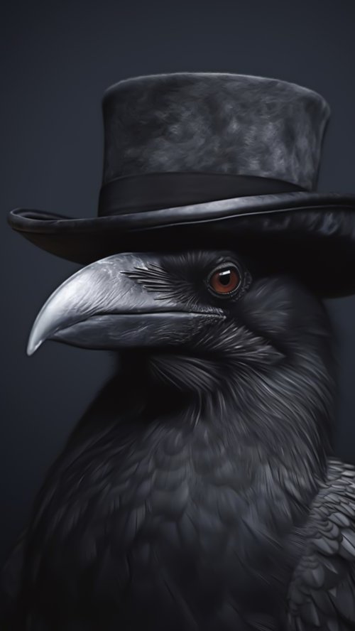Dapper Raven Portrait - Related OpersCraft wallpaper