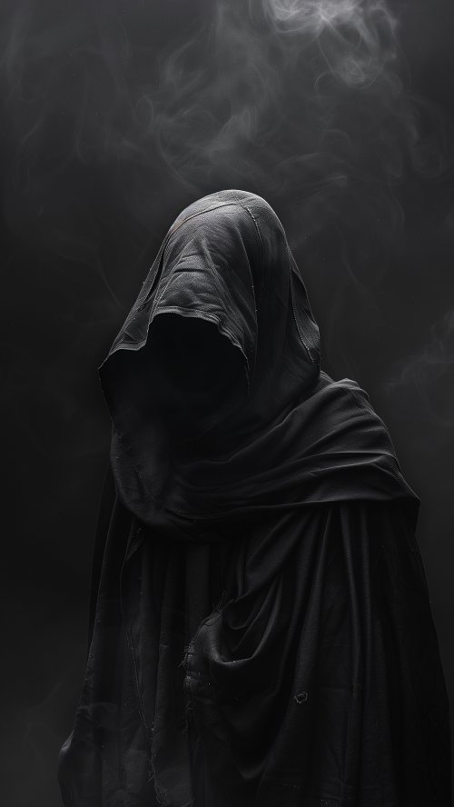 Dark Hooded Figure - gothic Wallpaper