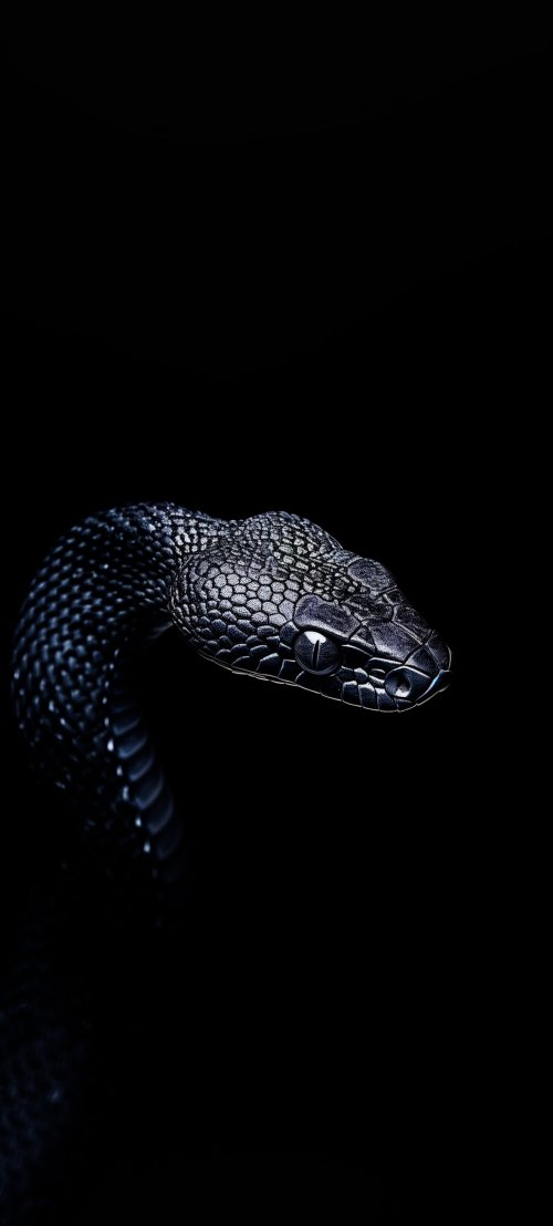 Dark Snake Portrait - snake Wallpaper