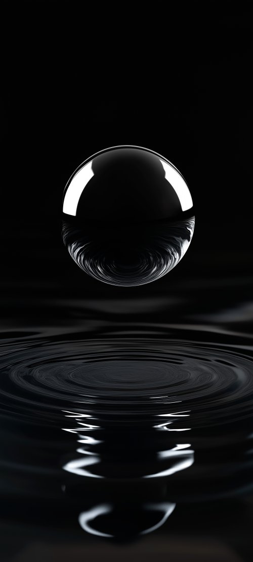 Dark Water Droplet - Related Darkify wallpaper