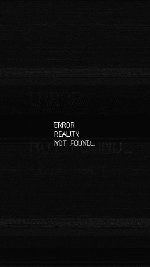 Glitchy Error Message - quotes Wallpaper