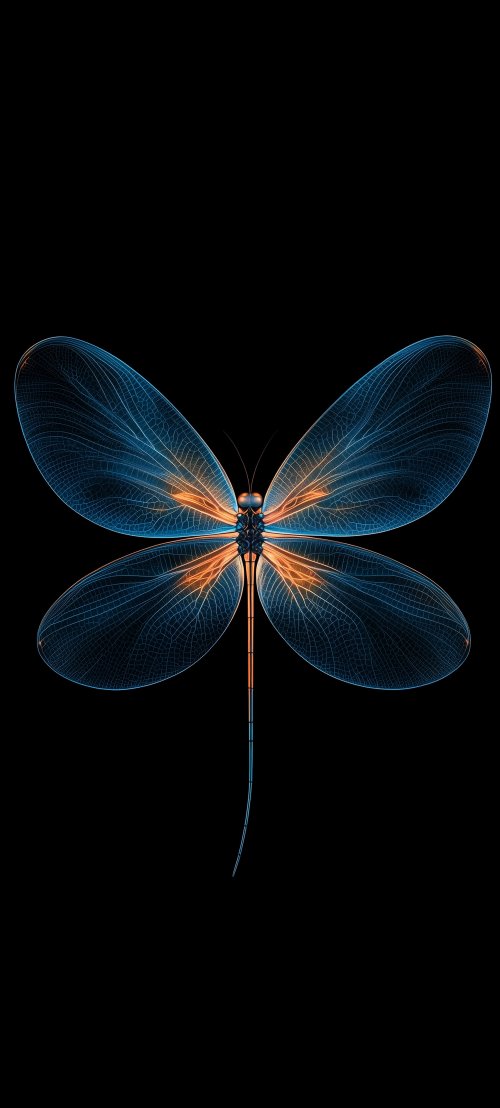 Glowing Dragonfly Silhouette - Related OpersCraft wallpaper