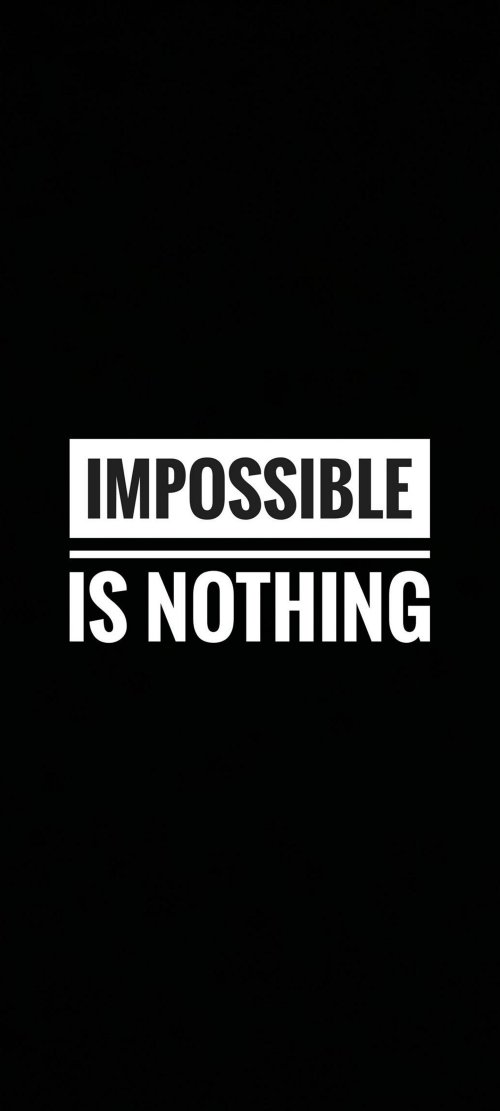 Impossible Is Nothing - quotes Wallpaper
