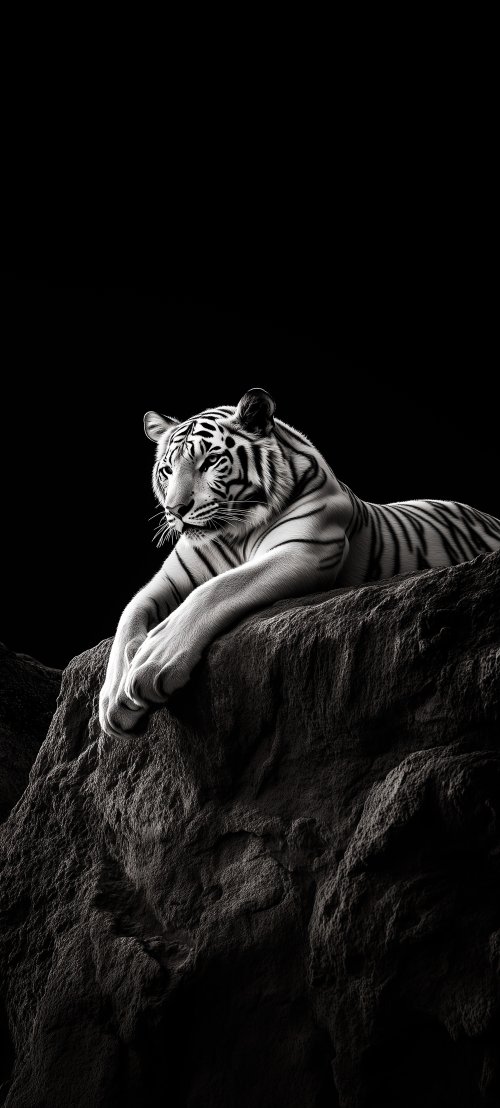 Majestic White Tiger - tiger Wallpaper