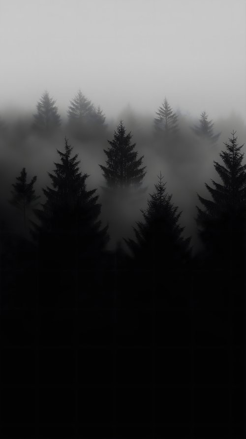 Misty Pine Forest - Related OpersCraft wallpaper