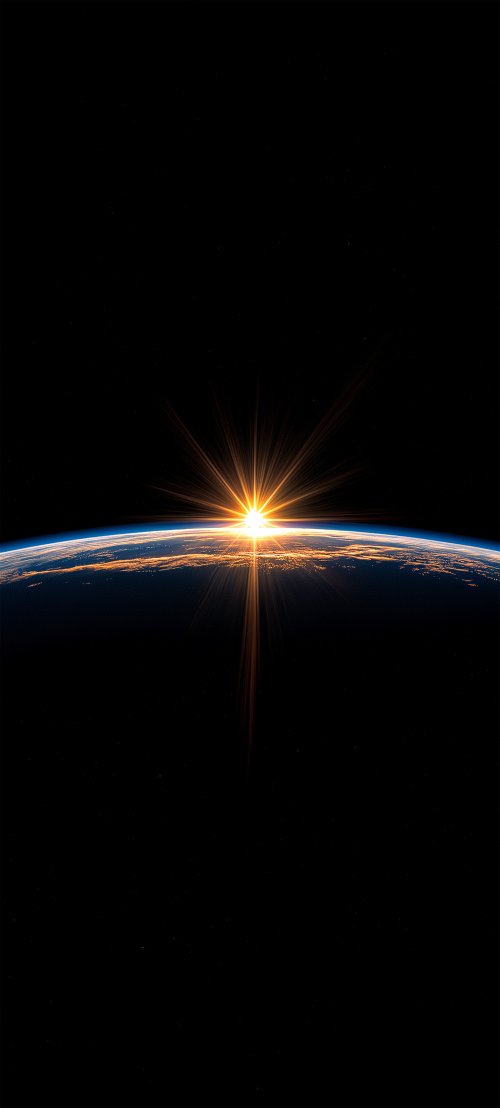 Sunrise Over Earth - space Wallpaper