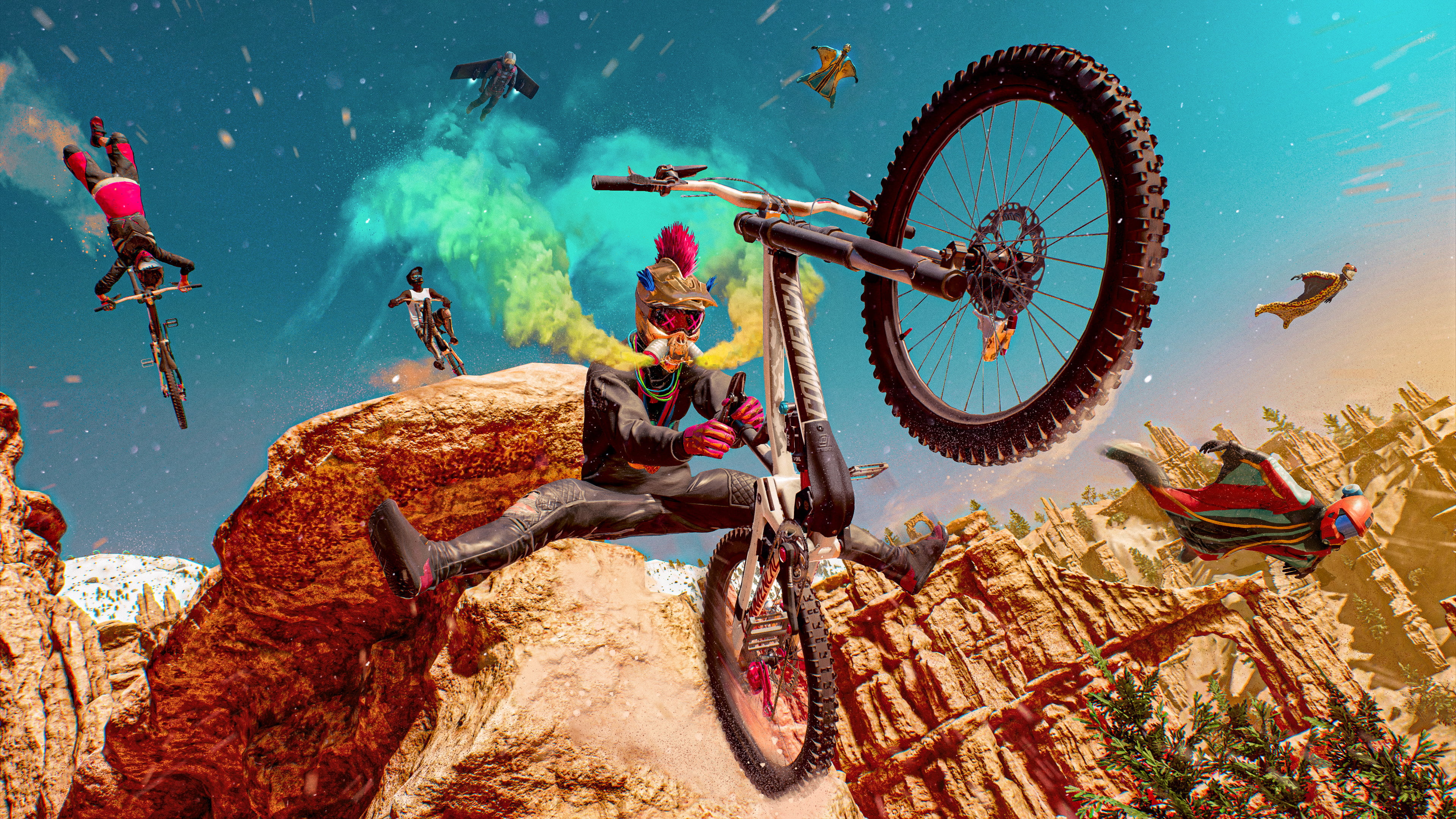 Extreme Mountain Bike Stunts - gaming wallpaper for Desktop & Laptop