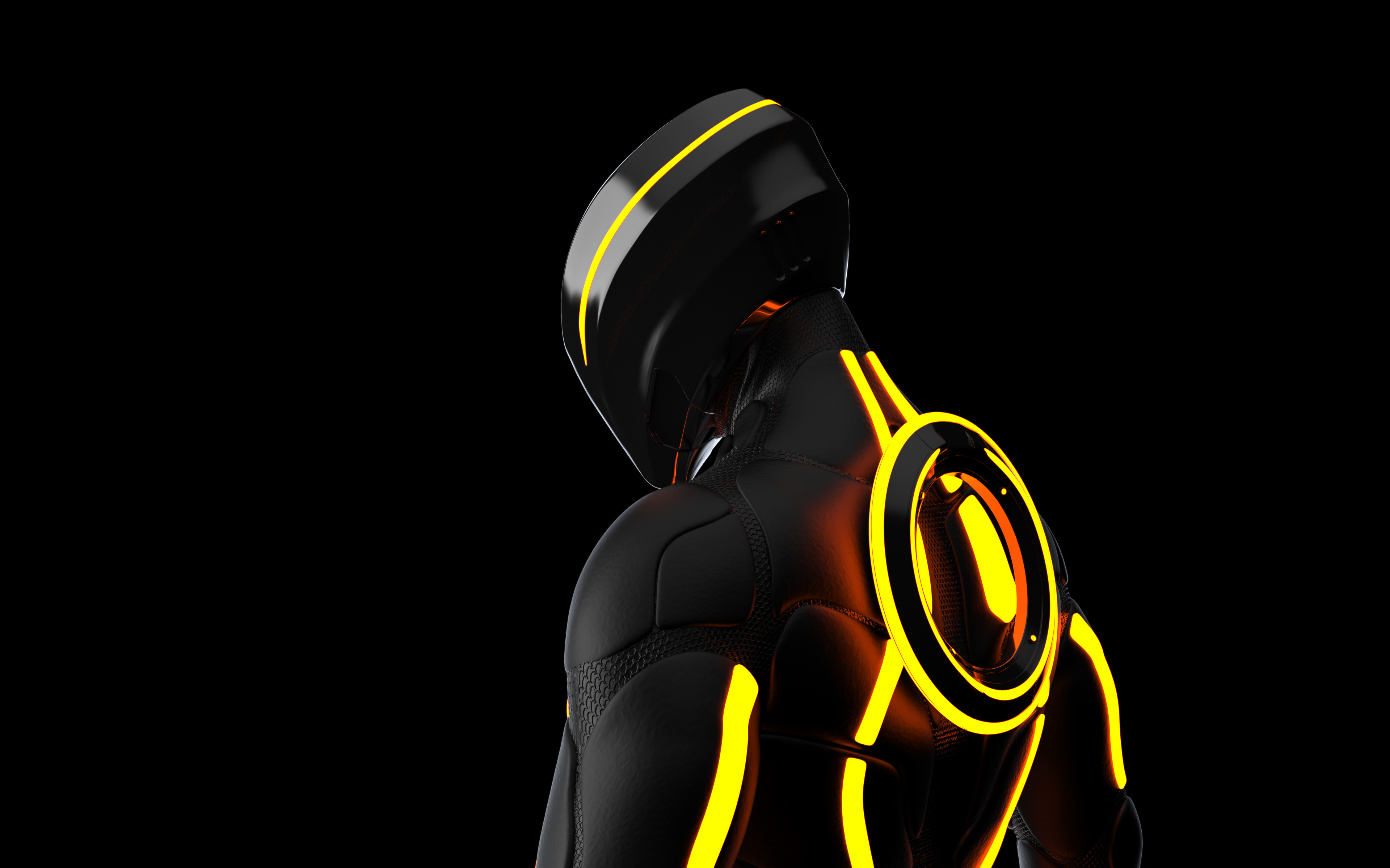 Neon Cyberpunk Warrior Suit - cyberpunk wallpaper for Desktop & Laptop