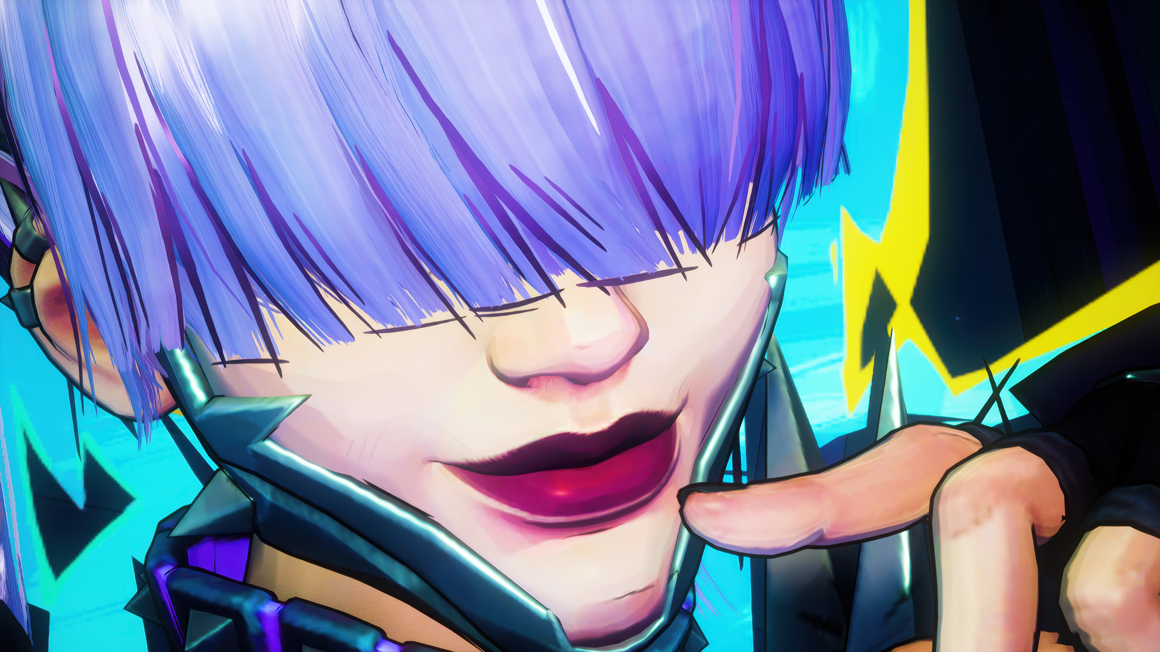 Cyberpunk Girl Close-Up - digital art wallpaper for Desktop & Laptop