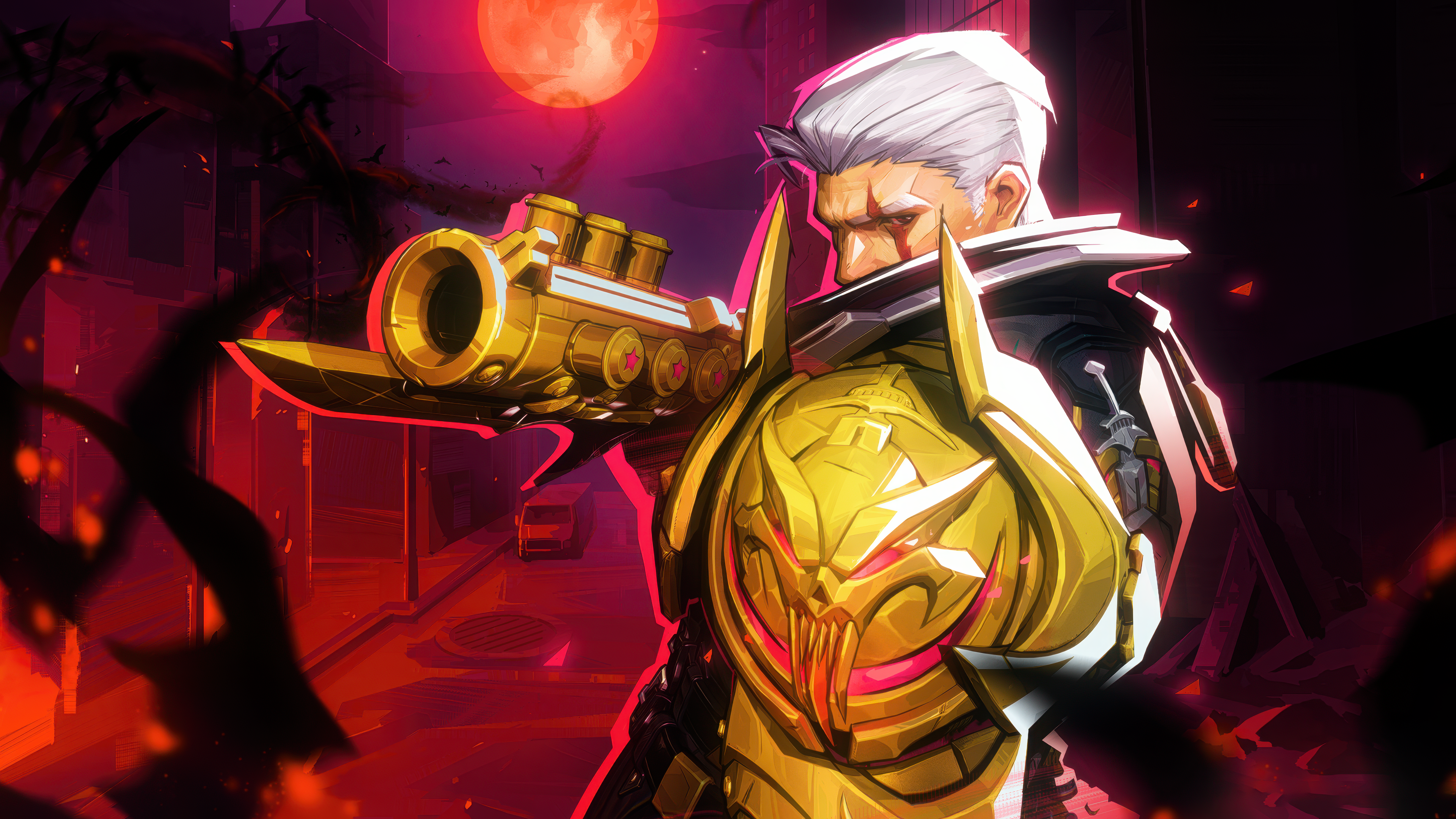 Cyberpunk Warrior - fantasy wallpaper for Desktop & Laptop