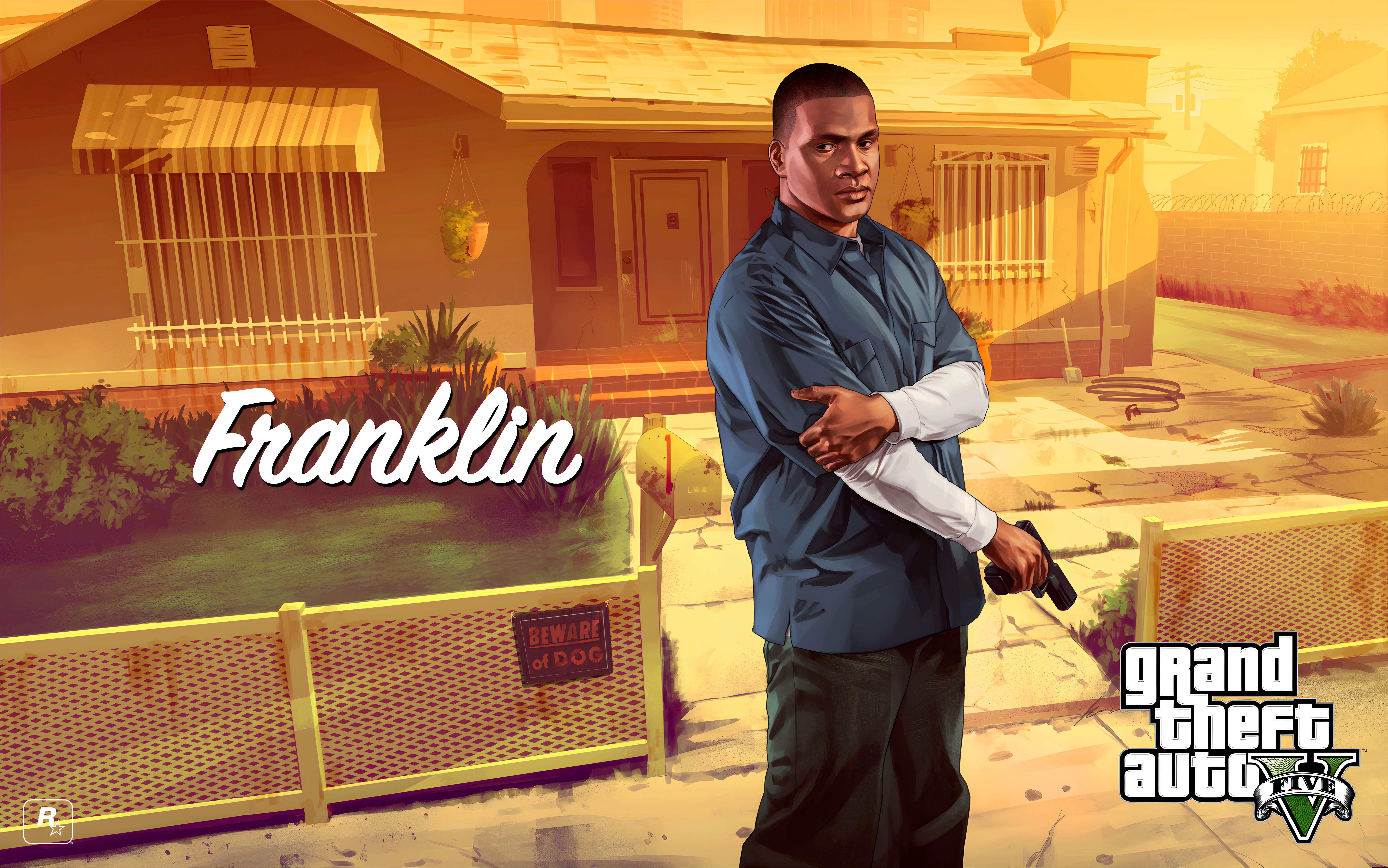 Franklin GTA V Wallpaper - random wallpaper for Desktop & Laptop