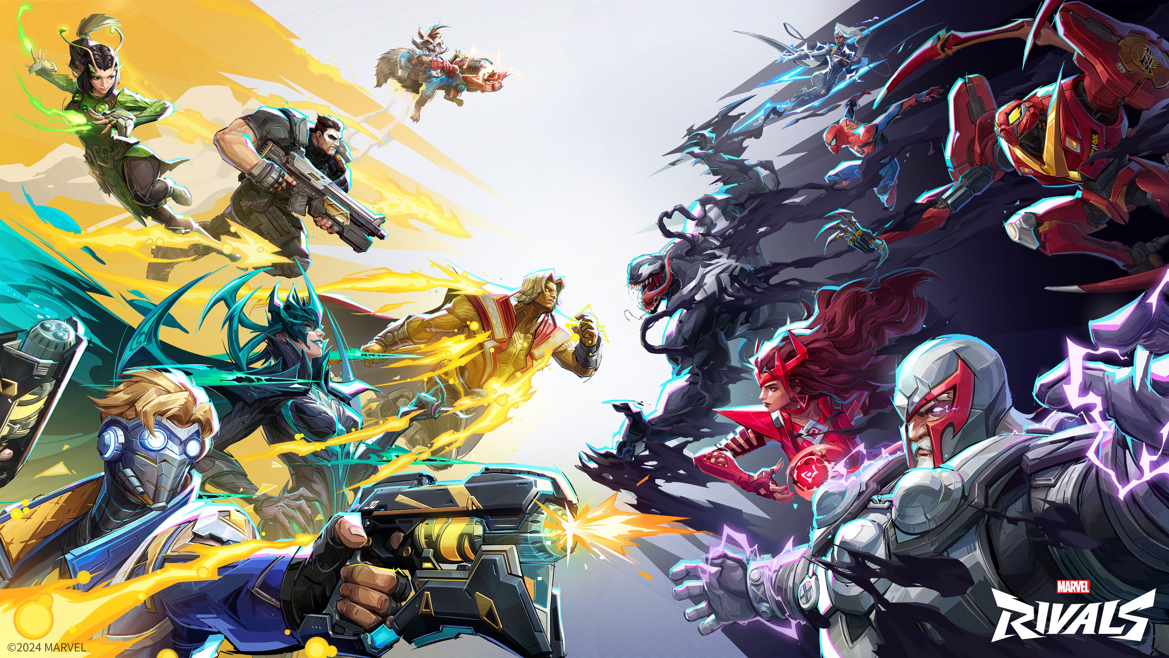 Marvel Rivals Showdown - comics wallpaper for Desktop & Laptop