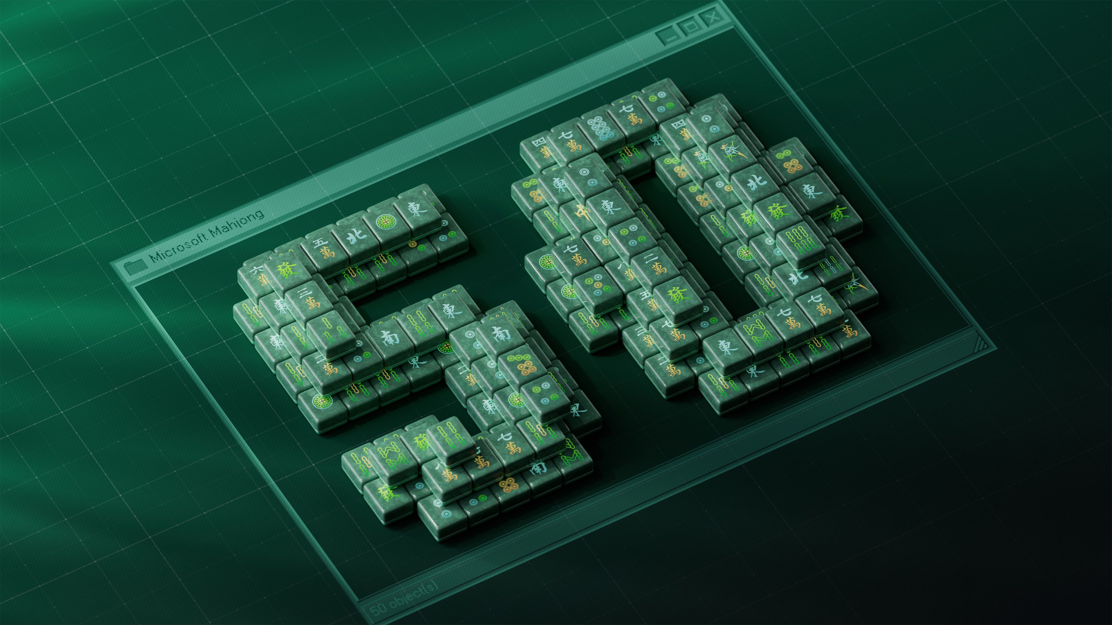Microsoft_50th_Mahjong_Dark_4k - microsoft wallpaper for Desktop & Laptop