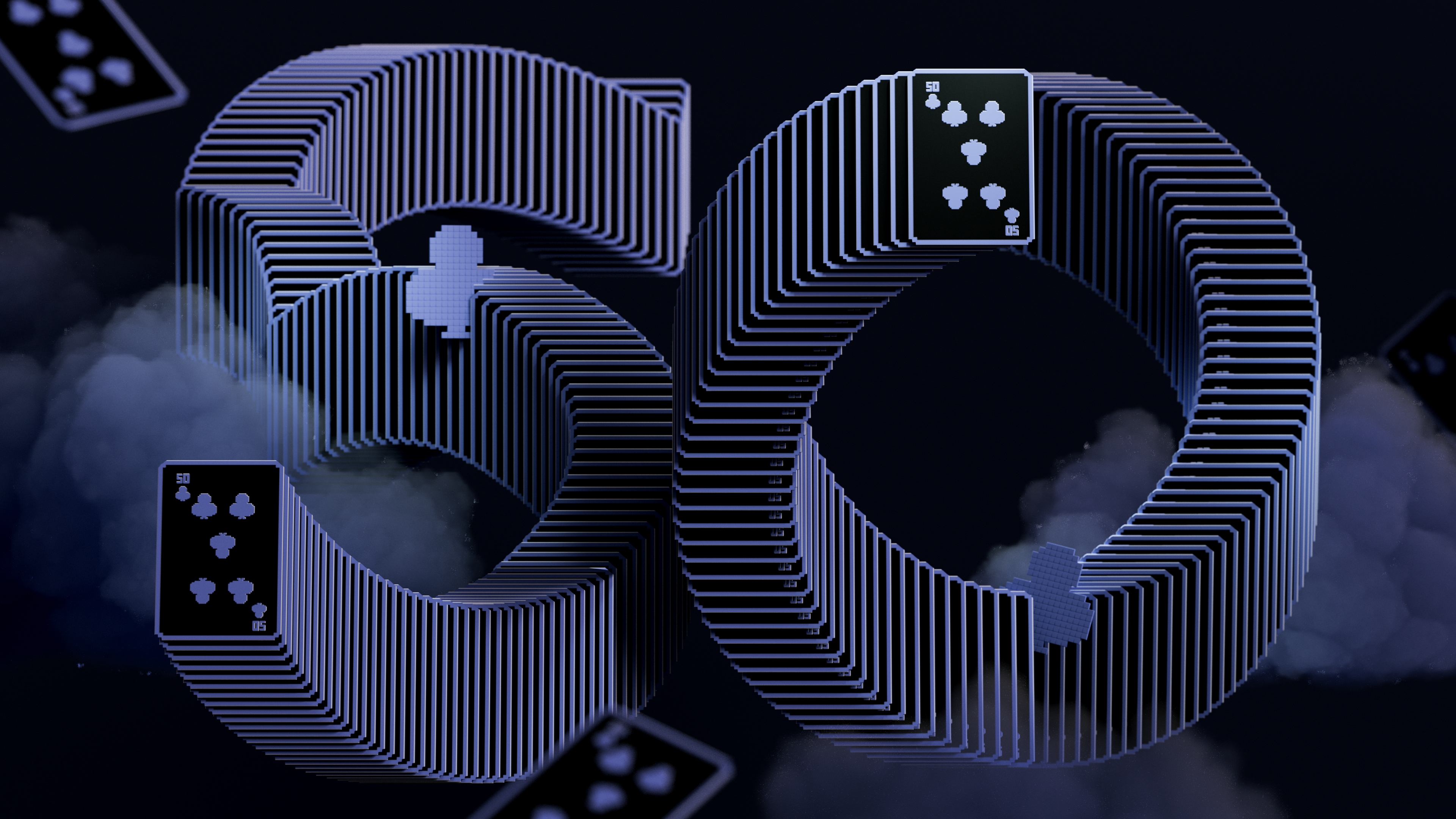 Microsoft_50th_Solitaire_Dark_4k - microsoft wallpaper for Desktop & Laptop