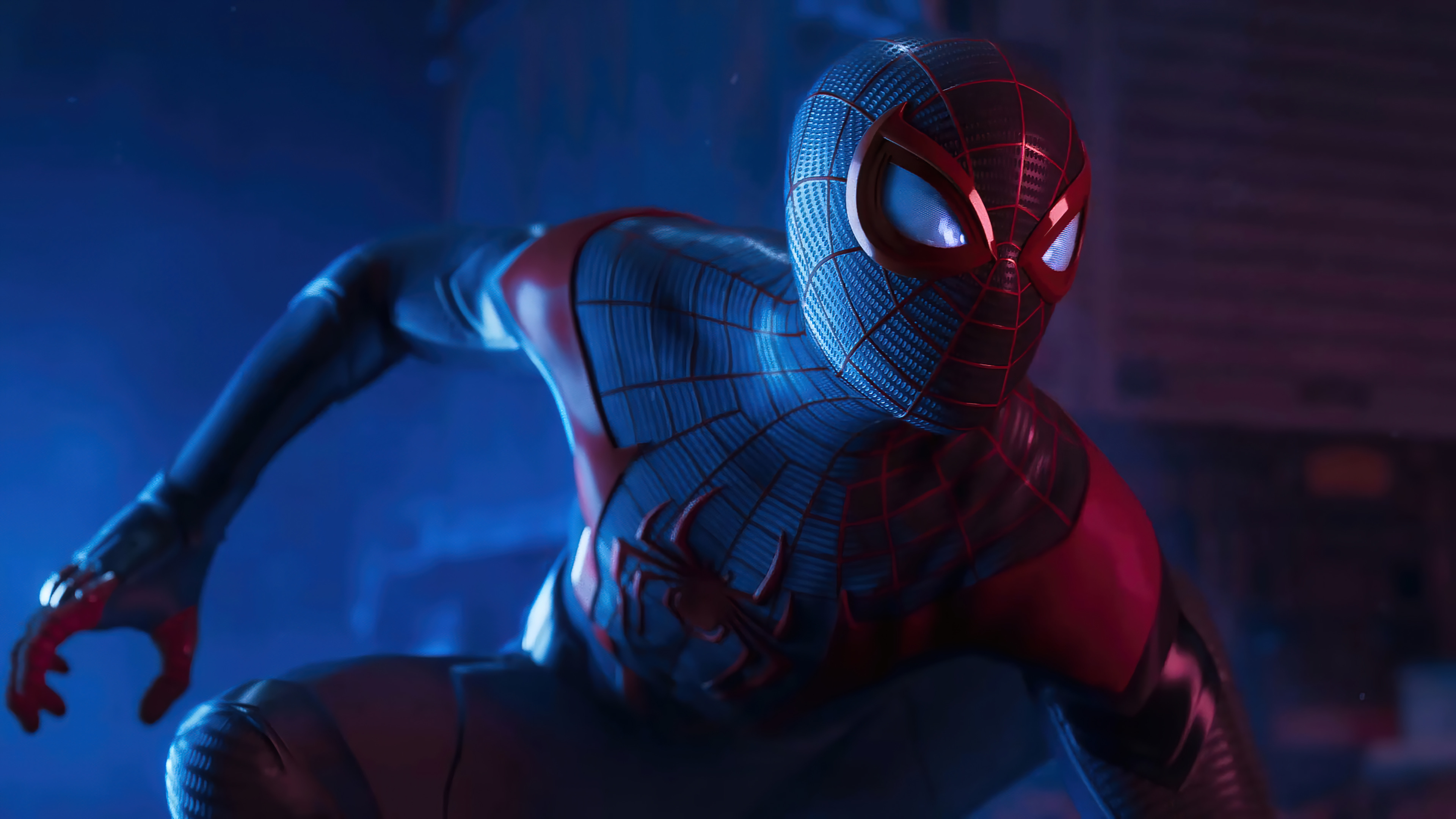 Miles Morales Ready Action - marvel wallpaper for Desktop & Laptop