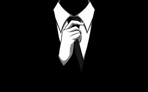 Anonymous Suit and Tie