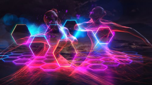 Neon Digital Human Dancers