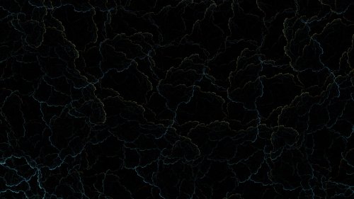 Dark Abstract Fractal Clouds