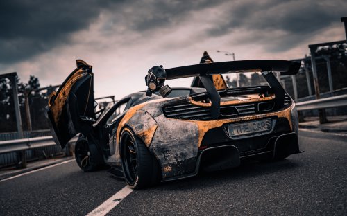 Post-Apocalyptic McLaren Sports Car