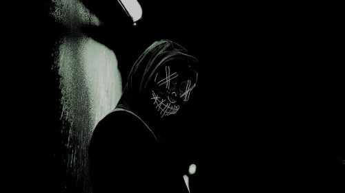 Glowing Neon Purge Mask
