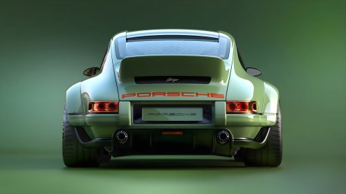 Green Porsche Rear View - Related OpersCraft wallpaper