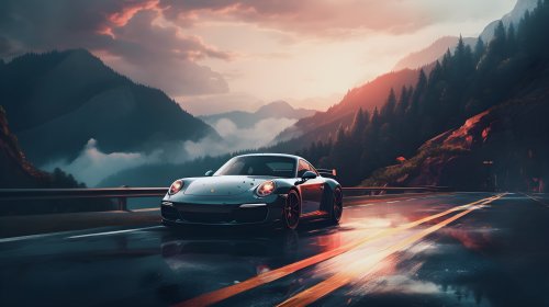 Porsche Mountain Road - Related StockWalls wallpaper