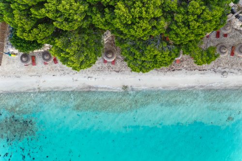 Turquoise Beach Aerial View - Related OpersCraft wallpaper