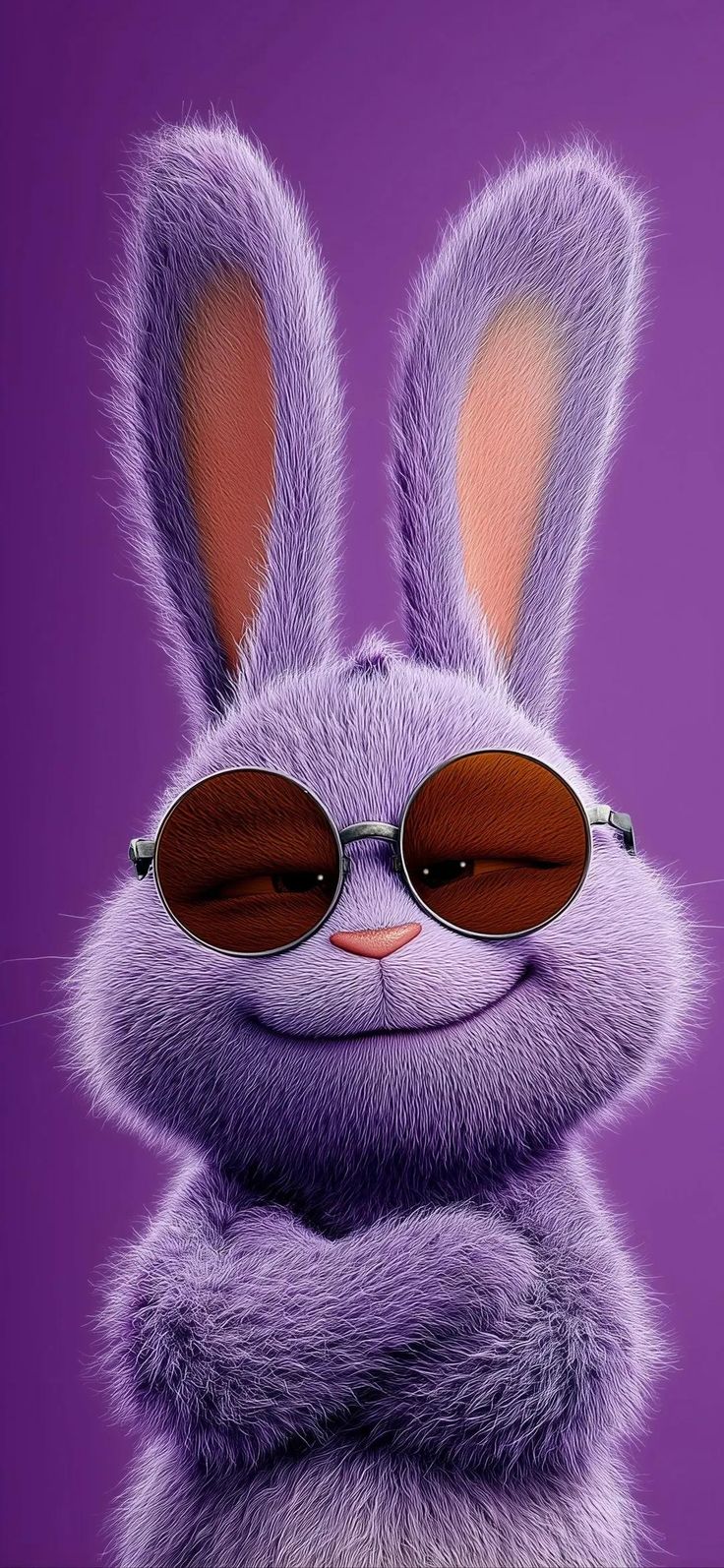Cool Purple Bunny - animal wallpaper for OpersCraft