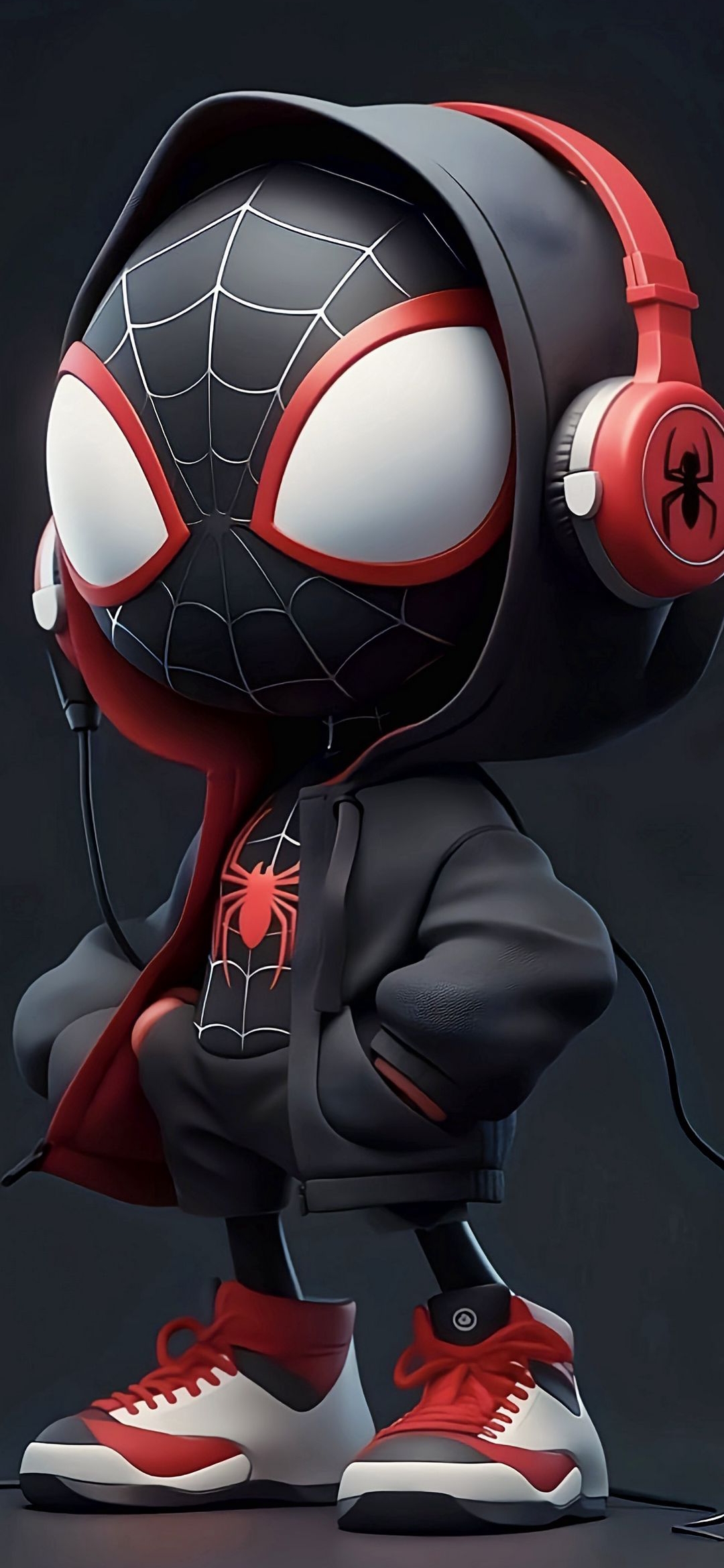 Miles Morales Cartoon Style - comics wallpaper for OpersCraft