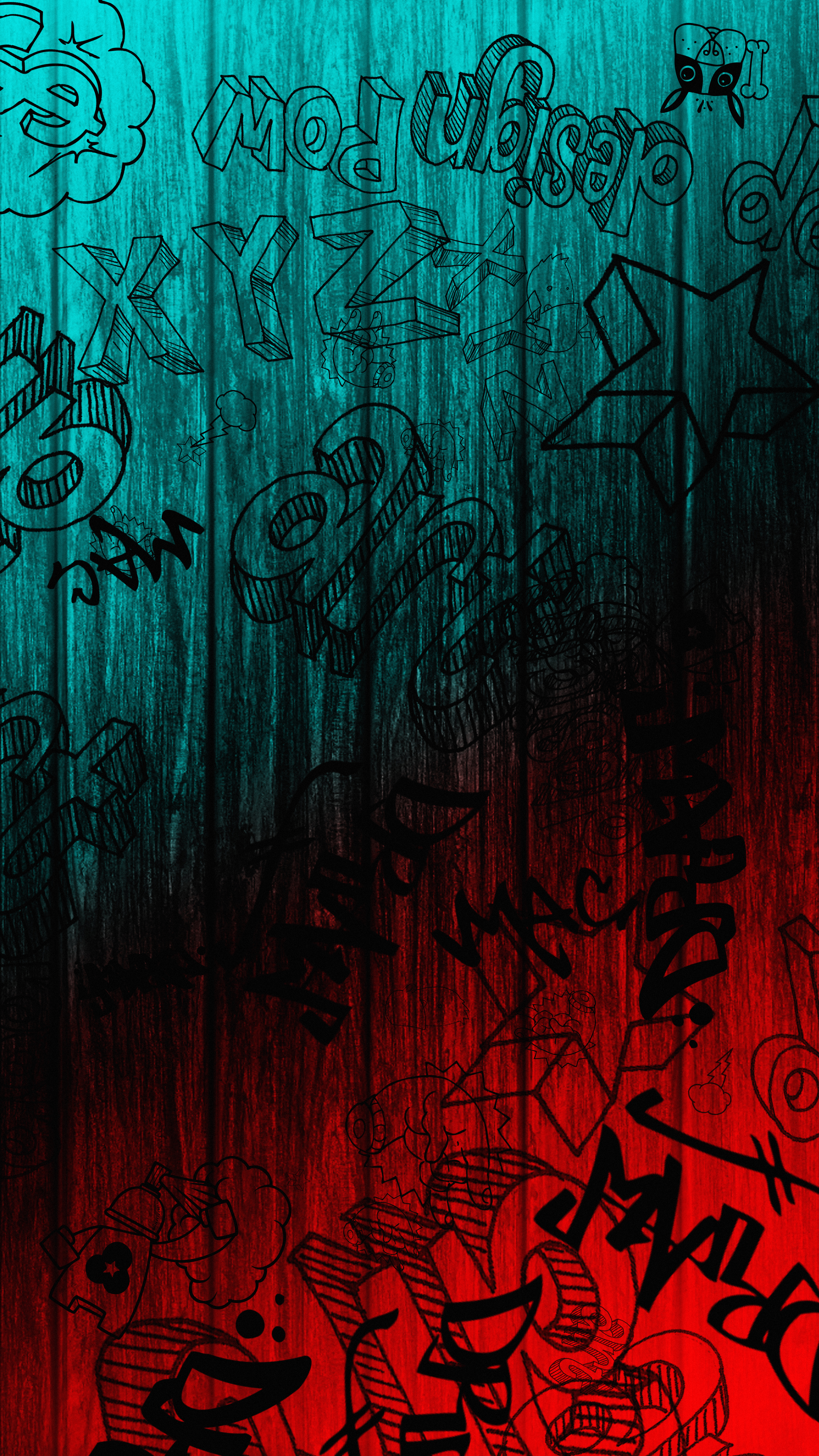 Vibrant Graffiti Doodle Art - graffiti wallpaper for OpersCraft