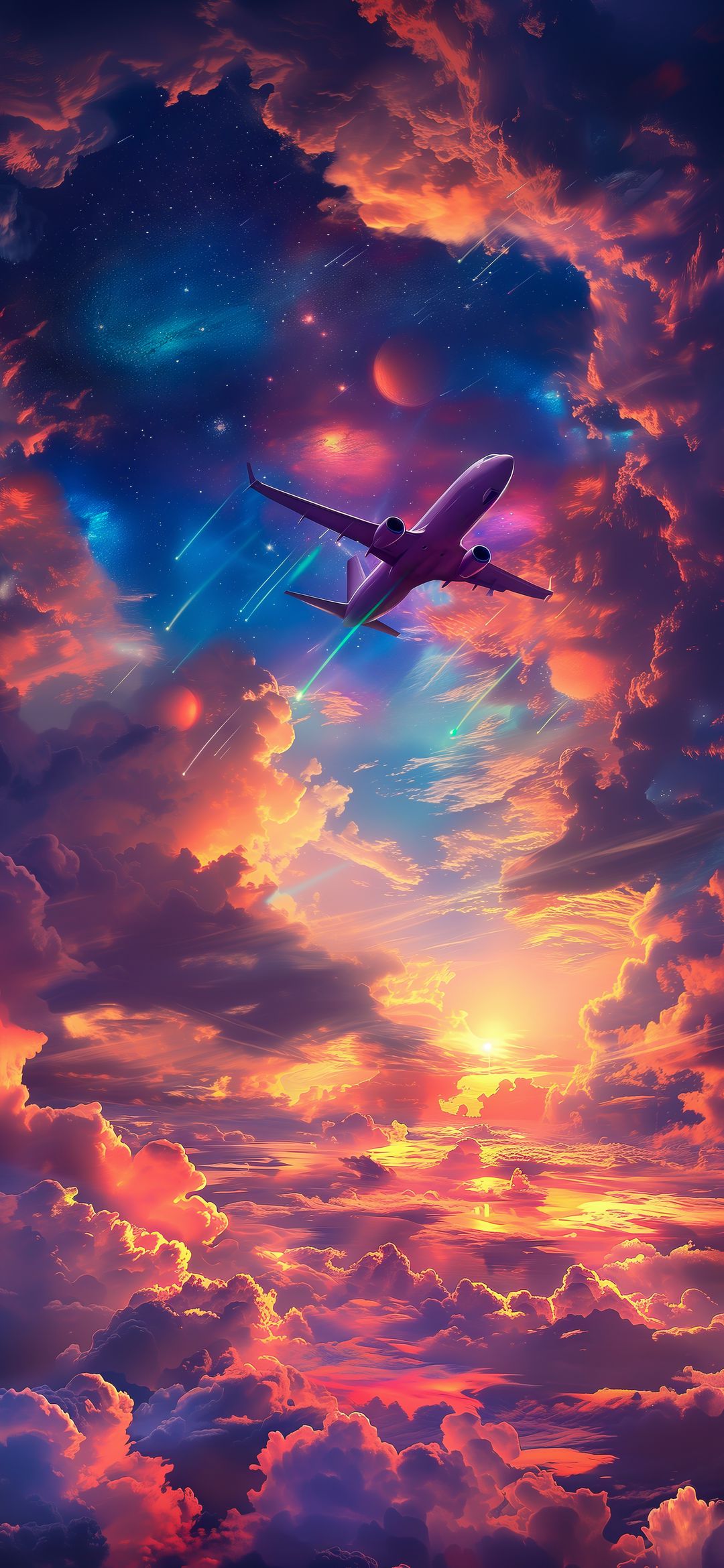 Celestial Flight Wallpaper - airplane wallpaper for OpersCraft