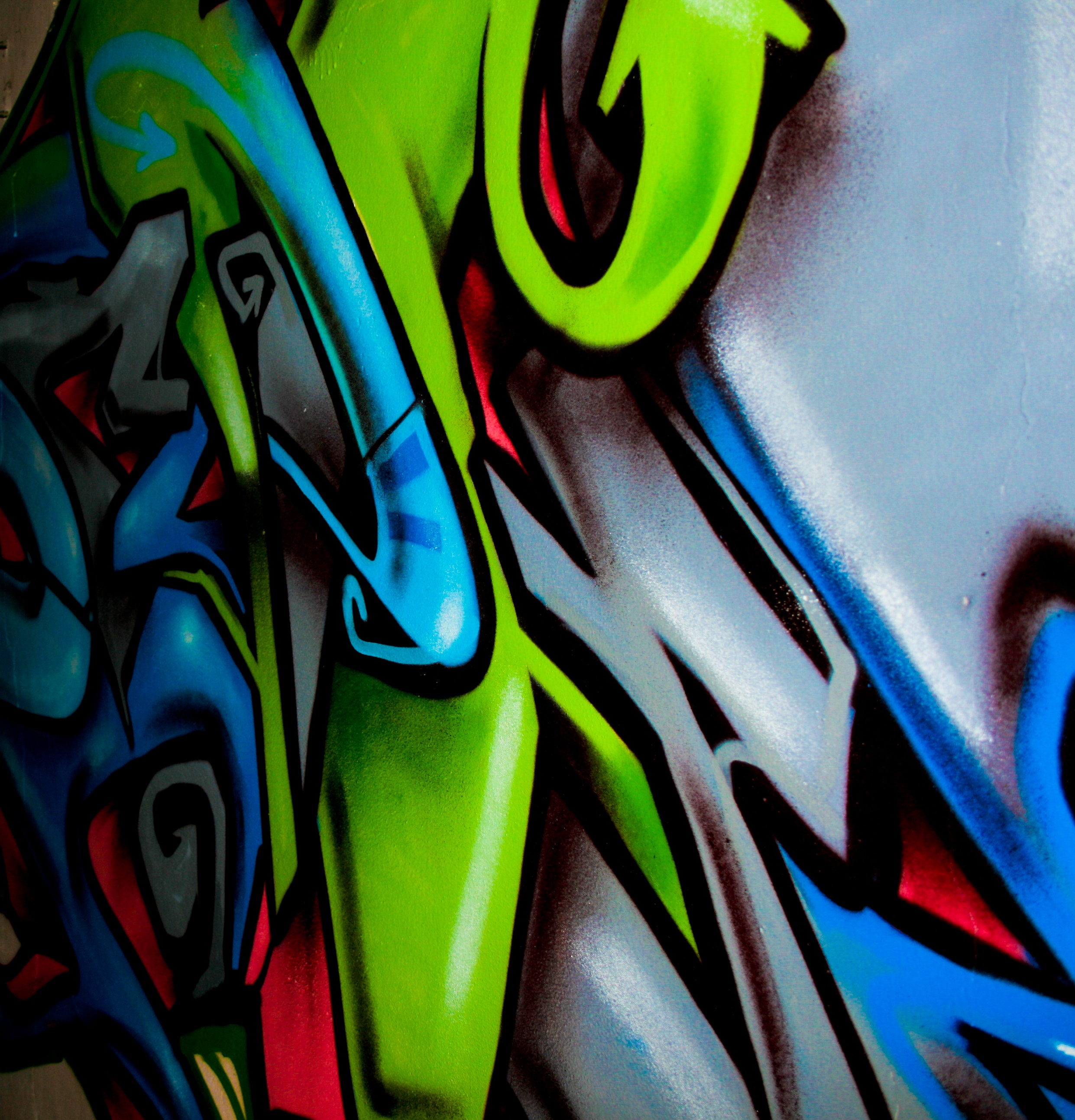 Vibrant Neon Graffiti Art - graffiti wallpaper for OpersCraft
