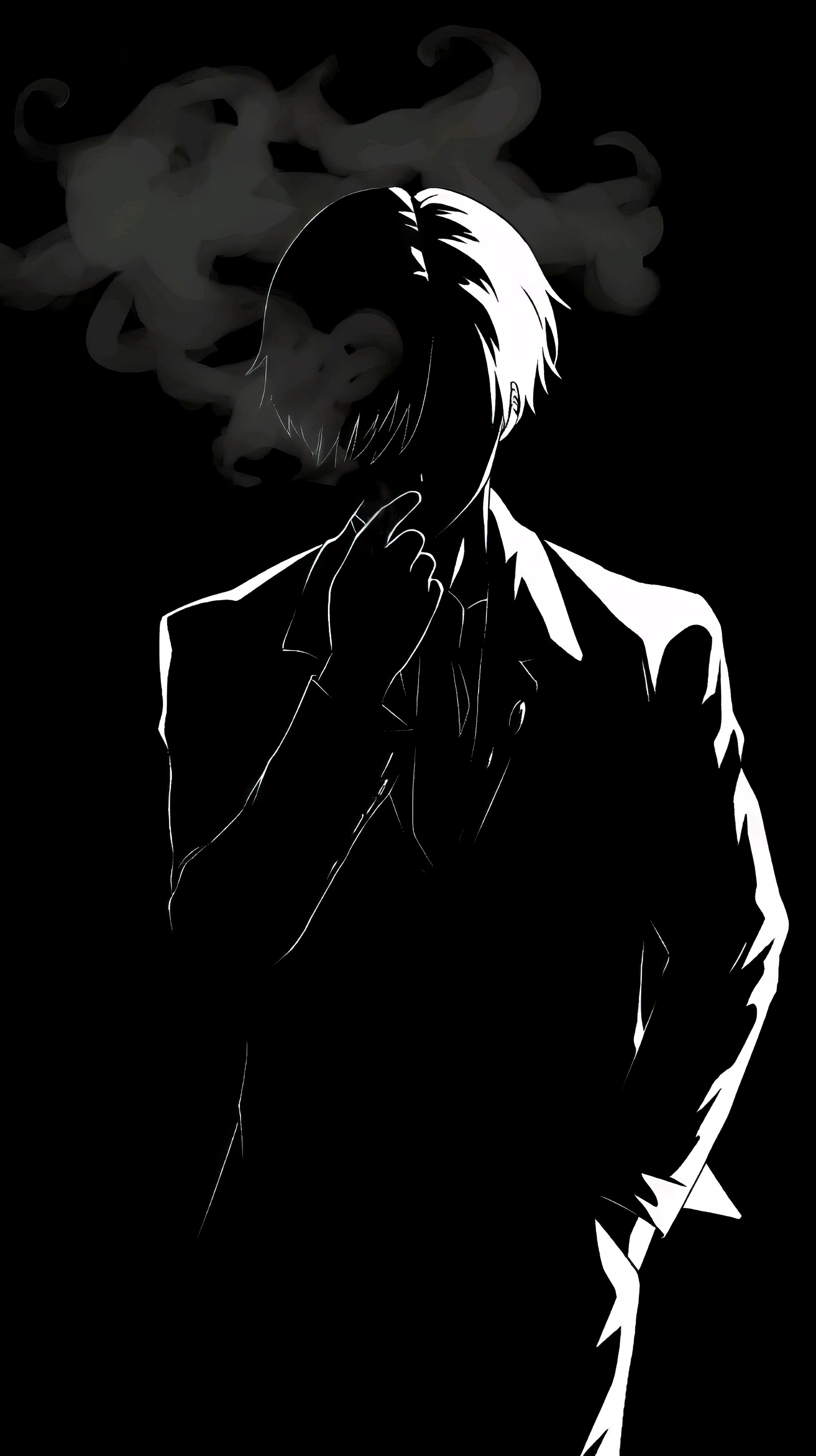 Sanji Smoking Silhouette Wallpaper - one piece wallpaper for OpersCraft