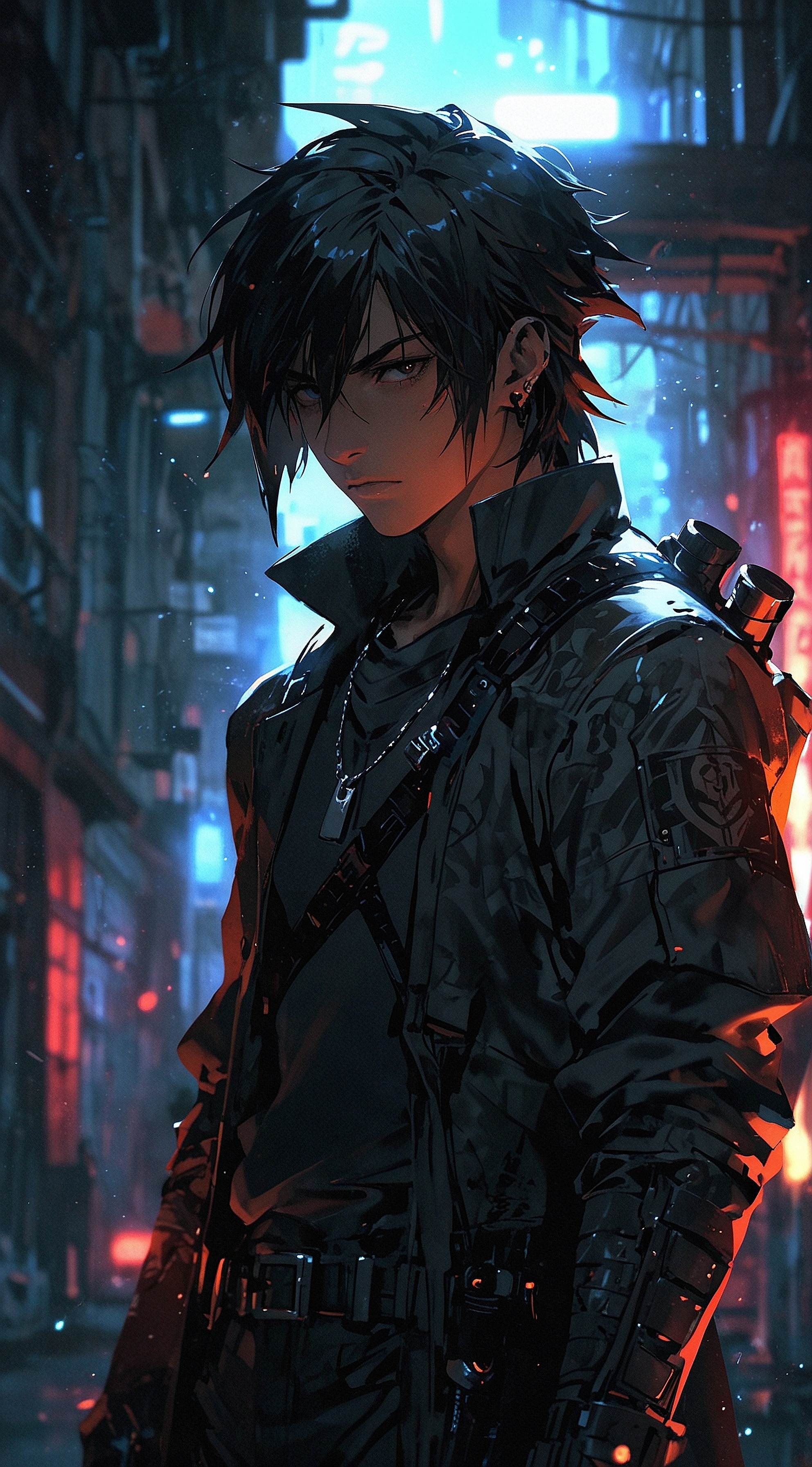 Cool Cyberpunk Anime Boy - anime boy wallpaper for OpersCraft