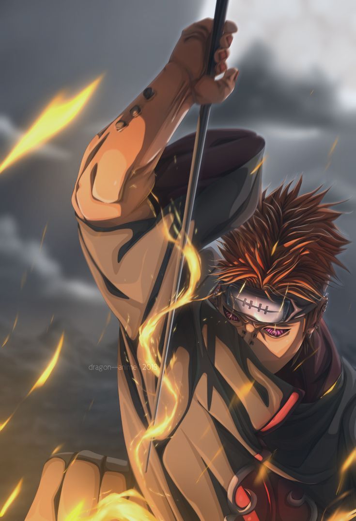 Fiery Pain Wallpaper - naruto wallpaper for OpersCraft